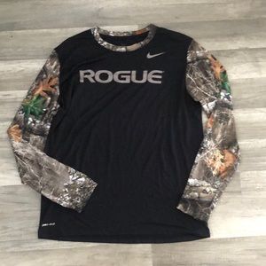 Rogue Fitness Nike Camo Long Sleeve